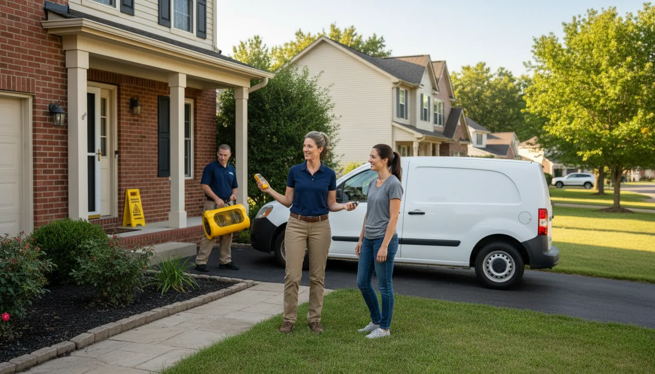Residential water damage restoration in Mesa, CO